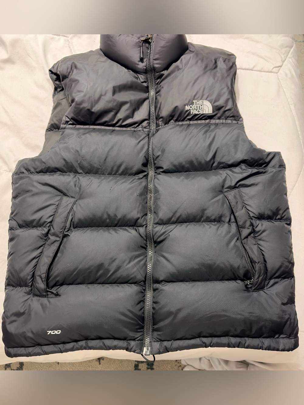The North Face Black 700 Down Puffer Vest